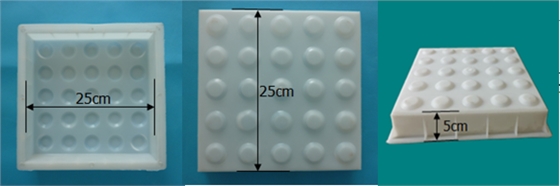 馬路彩磚塑料模具