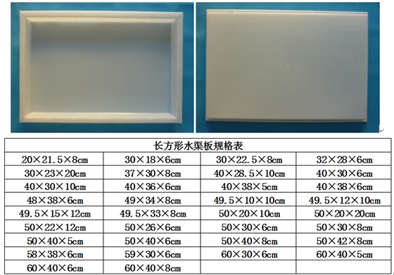 水渠板塑料模具