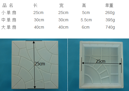 彩磚塑料模具